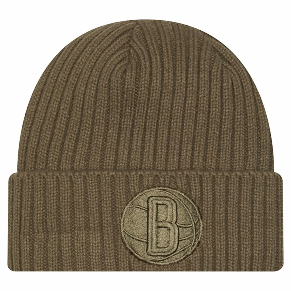 Olive Brooklyn Nets Color Pack Cuffed Knit Hat | NBA