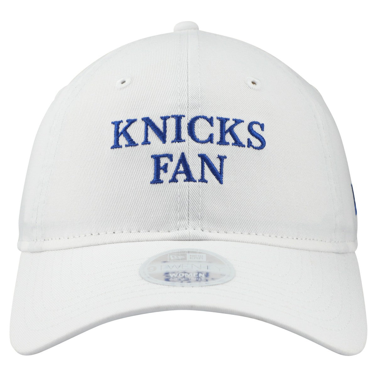 White New York Knicks Women's Team Fan 9TWENTY Adjustable Hat | NBA