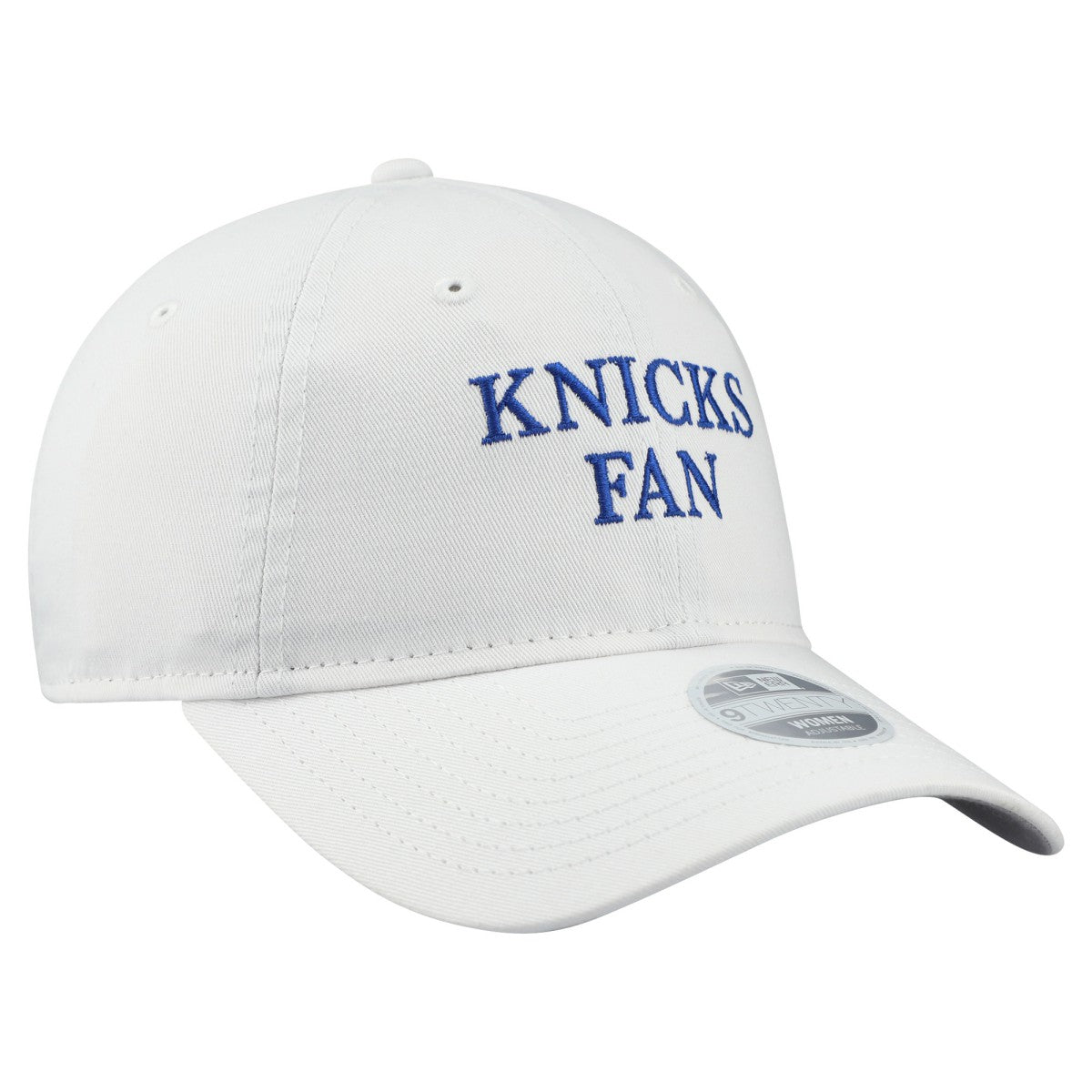 White New York Knicks Women's Team Fan 9TWENTY Adjustable Hat | NBA