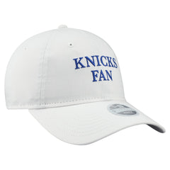 White New York Knicks Women's Team Fan 9TWENTY Adjustable Hat | NBA
