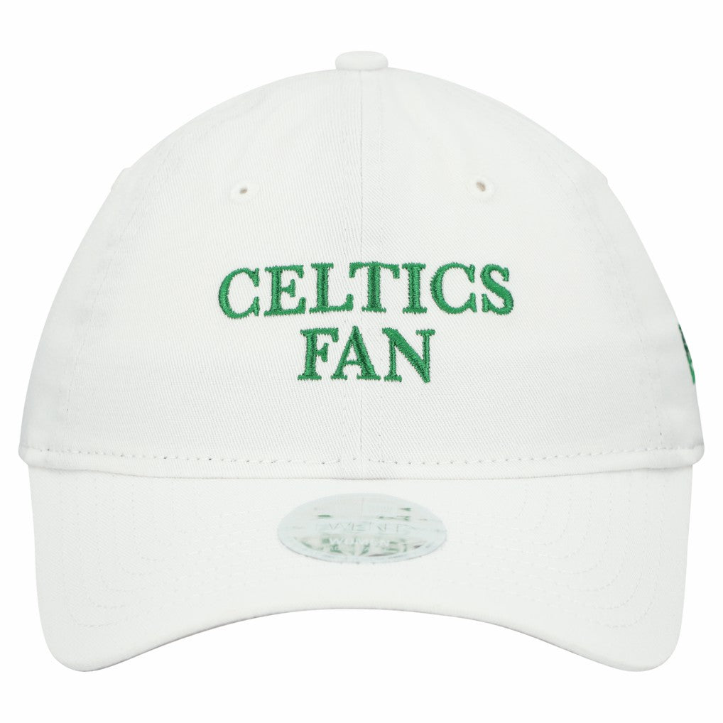 White Boston Celtics Women's Team Fan 9TWENTY Adjustable Hat | NBA