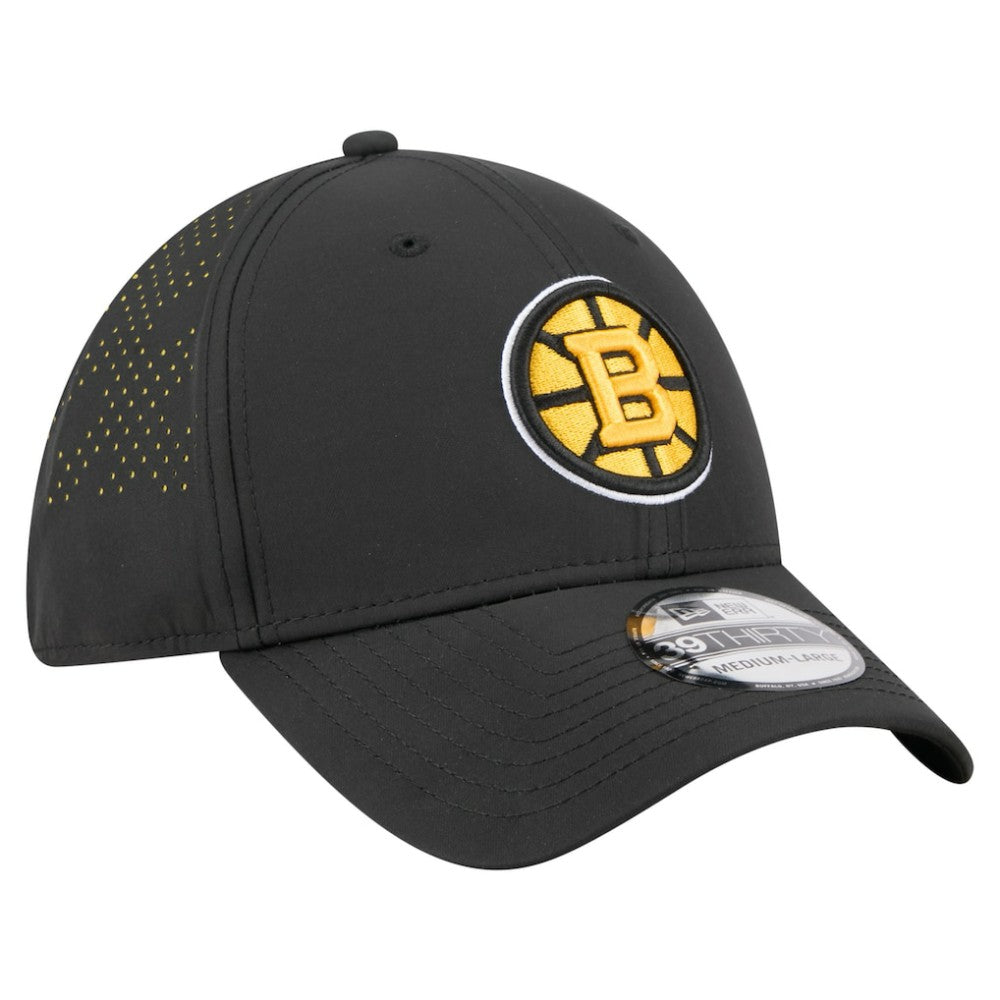 Boston Bruins New Era Night 39THIRTY Flex Hat -  NHL Hats
