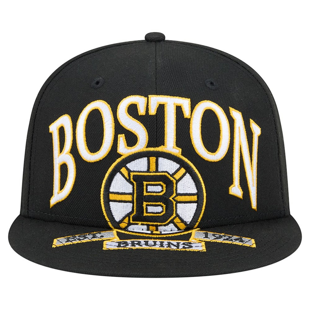 Boston Bruins New Era Oversized Vintage Arch 59Fifty Fitted Hat -  NHL Hats