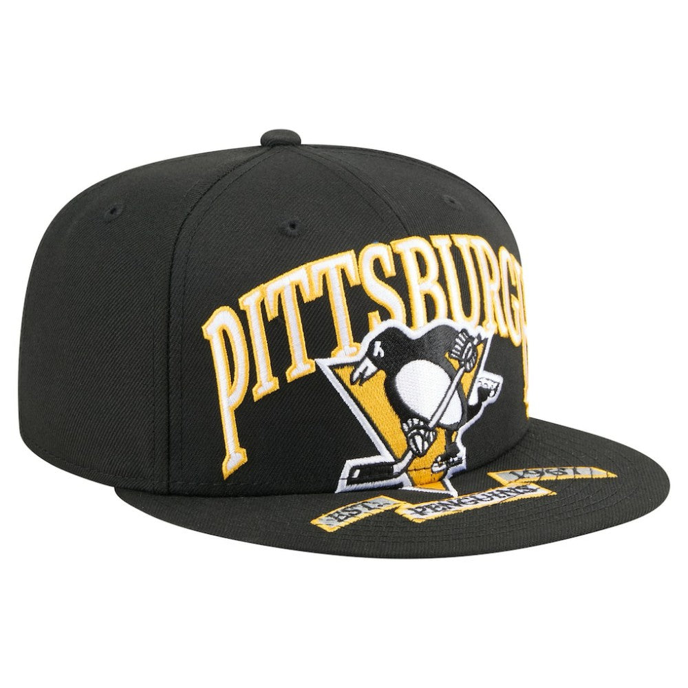 Pittsburgh Penguins New Era Oversized Vintage Arch 59Fifty Fitted Hat -  NHL Hats