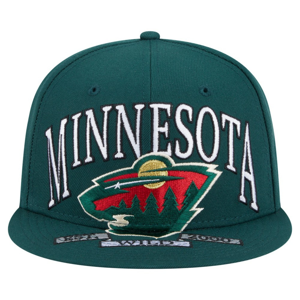 Minnesota Wild New Era Oversized Vintage Arch 59Fifty Fitted Hat -  NHL Hats