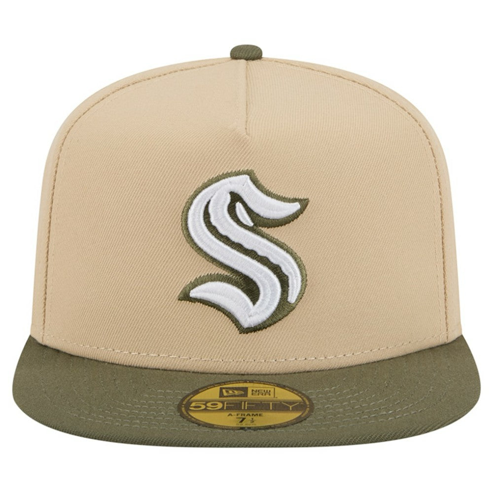 Seattle Kraken New Era Color Pack Two-Tone 59FIFTY A-Frame Fitted Hat -  NHL Hats