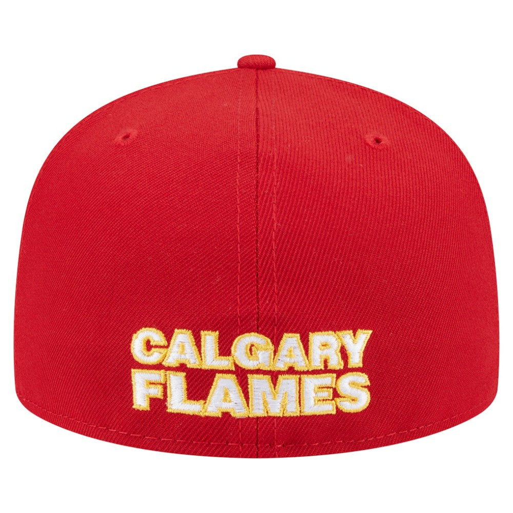 Calgary Flames New Era Deceptor 59FIFTY Fitted Hat -  NHL Hats