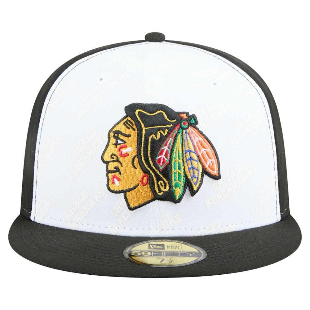 Chicago Blackhawks New Era Repeat Two-Tone 59FIFTY Fitted Hat -  NHL Hats