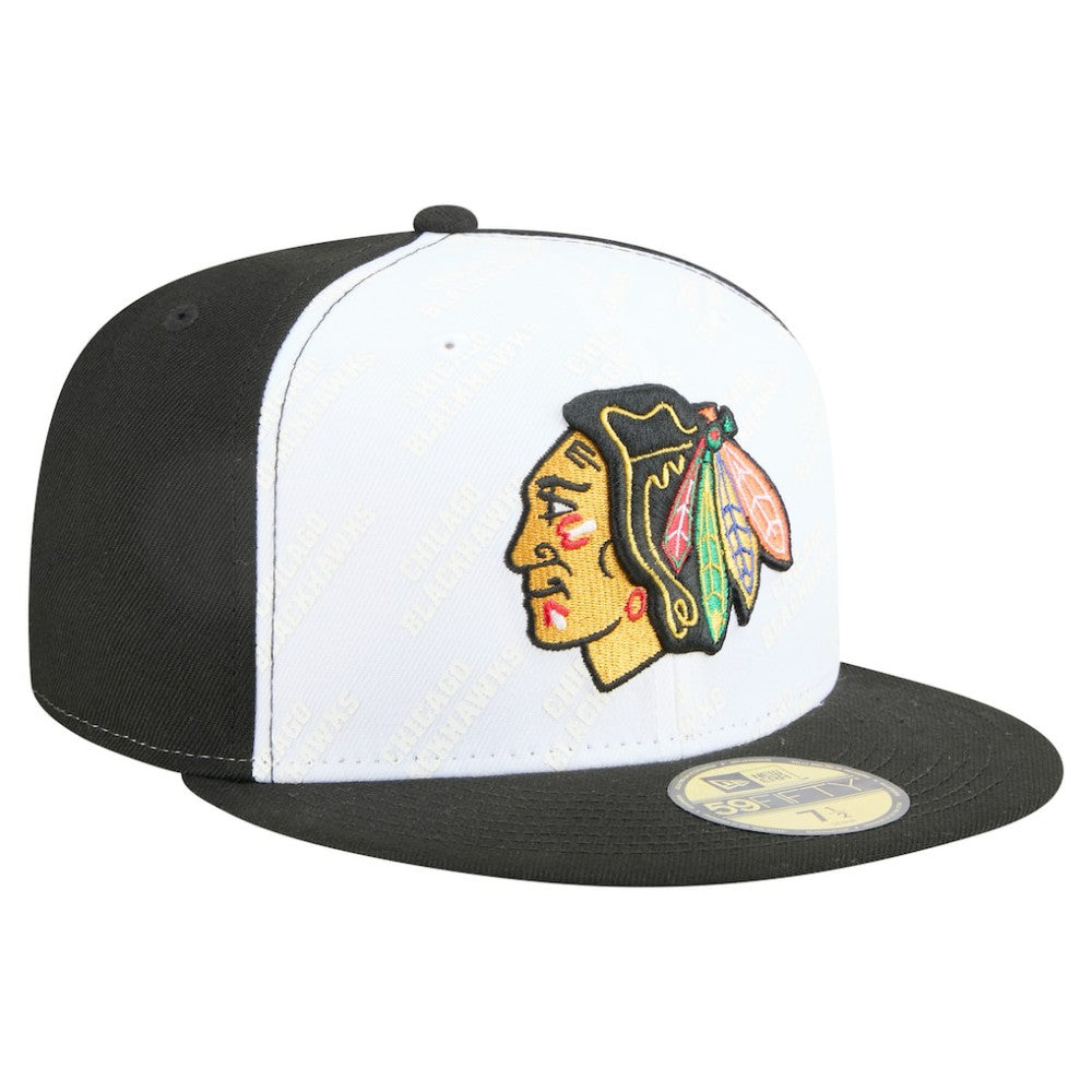 Chicago Blackhawks New Era Repeat Two-Tone 59FIFTY Fitted Hat -  NHL Hats