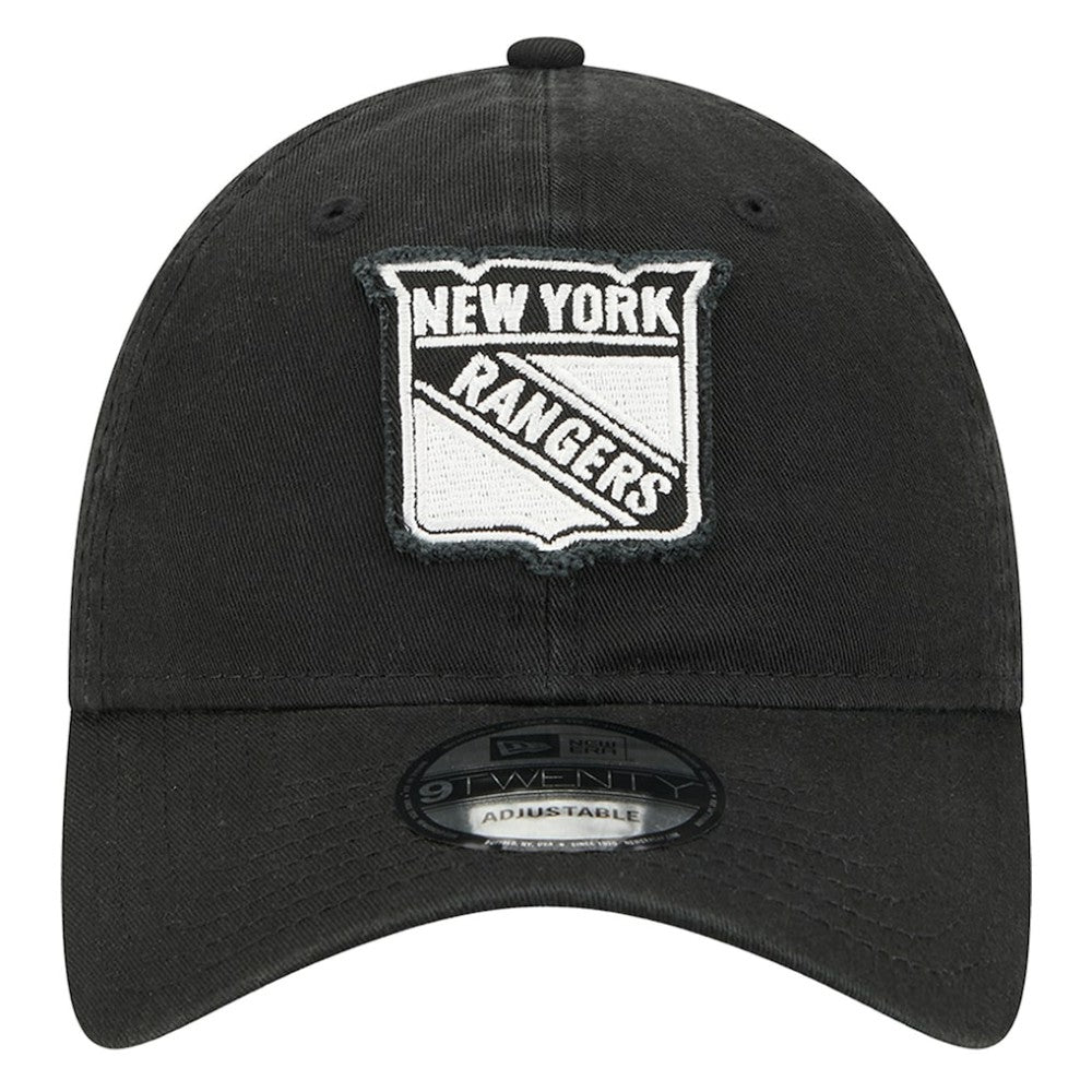 New York Rangers New Era Stamp Fabric Applique 9TWENTY Adjustable Hat -  NHL Hats