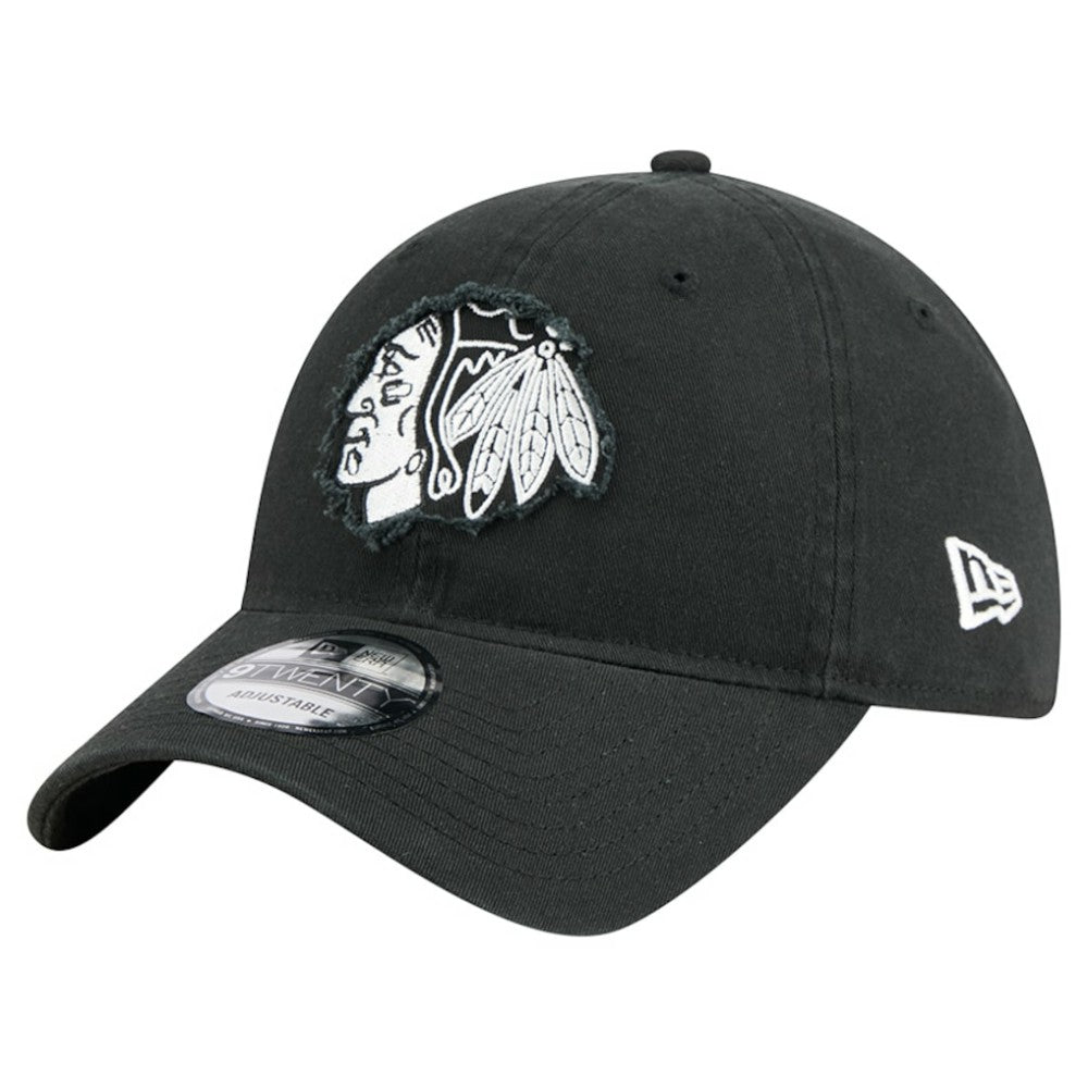 Chicago Blackhawks New Era Stamp Fabric Applique 9TWENTY Adjustable Hat -  NHL Hats