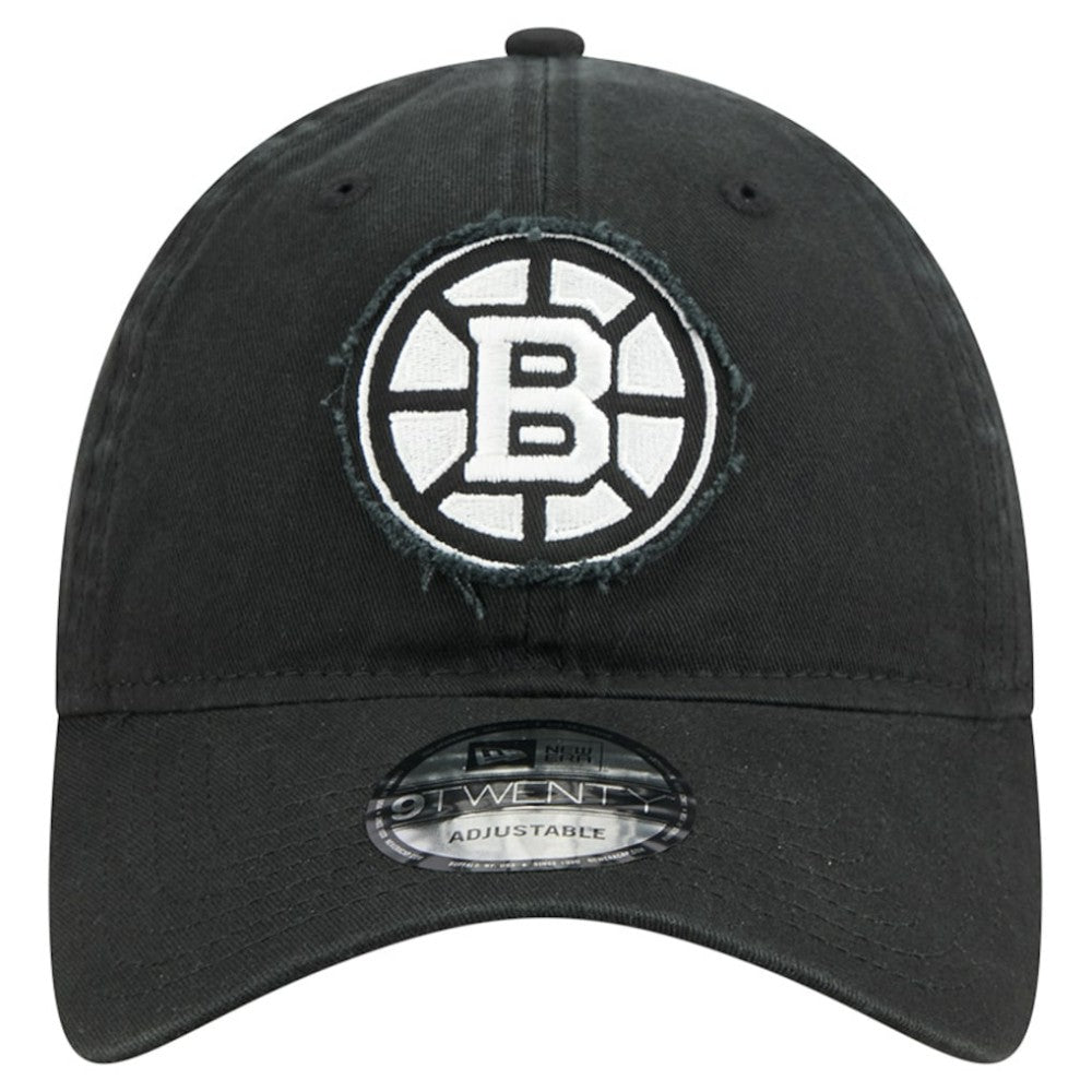 Boston Bruins New Era Stamp Fabric Applique 9TWENTY Adjustable Hat -  NHL Hats