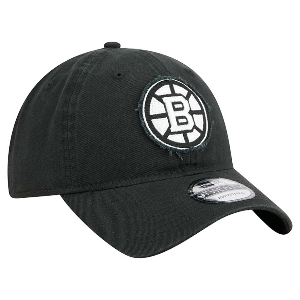 Boston Bruins New Era Stamp Fabric Applique 9TWENTY Adjustable Hat -  NHL Hats