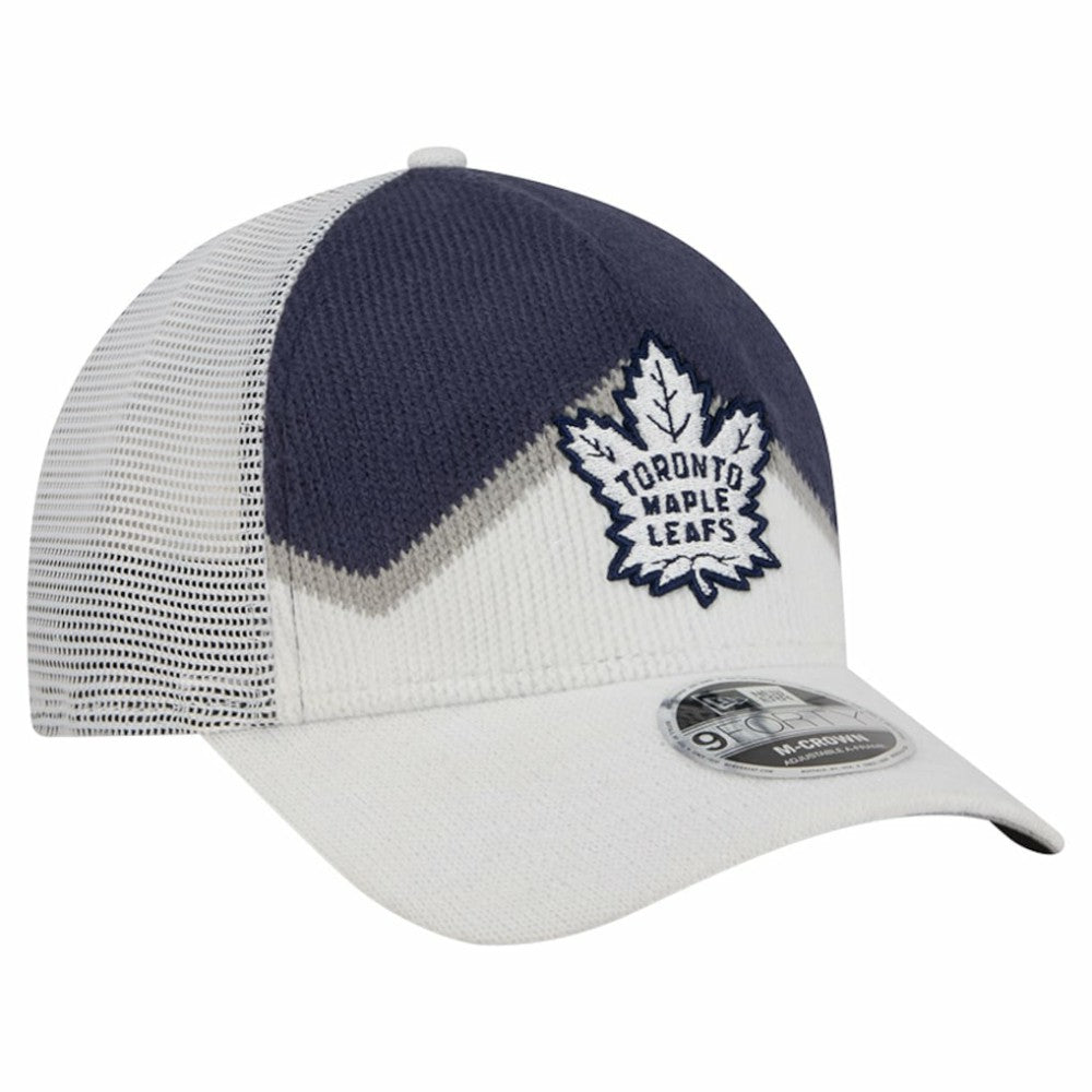 Toronto Maple Leafs New Era Hockey Sock 9FORTY A-Frame M-Crown Adjustable Trucker Hat -  NHL Hats