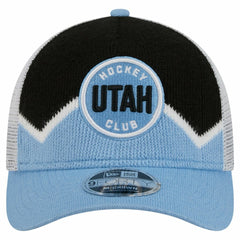 Utah Mammoth New Era Hockey Sock 9FORTY A-Frame M-Crown Adjustable Trucker Hat -  NHL Hats