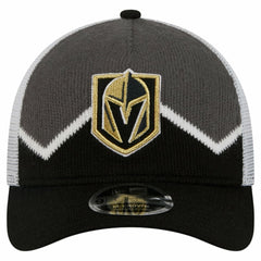 Vegas Golden Knights New Era Hockey Sock 9FORTY A-Frame M-Crown Adjustable Trucker Hat -  NHL Hats