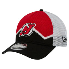 New Jersey Devils New Era Hockey Sock 9FORTY A-Frame M-Crown Adjustable Trucker Hat -  NHL Jerseys