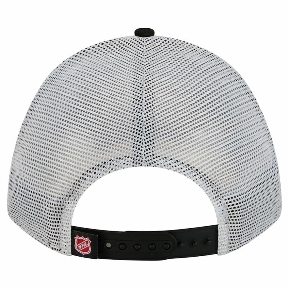 New Jersey Devils New Era Hockey Sock 9FORTY A-Frame M-Crown Adjustable Trucker Hat -  NHL Jerseys