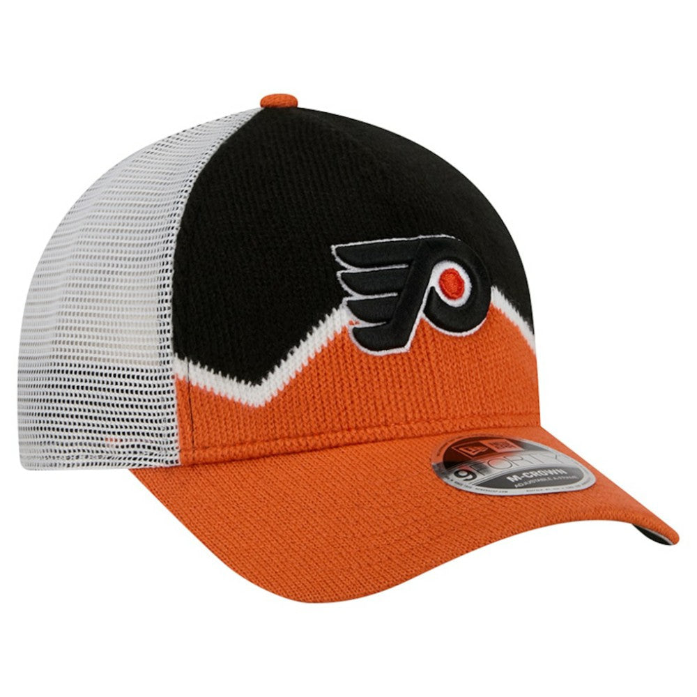 Philadelphia Flyers New Era Hockey Sock 9FORTY A-Frame M-Crown Adjustable Trucker Hat -  NHL Hats