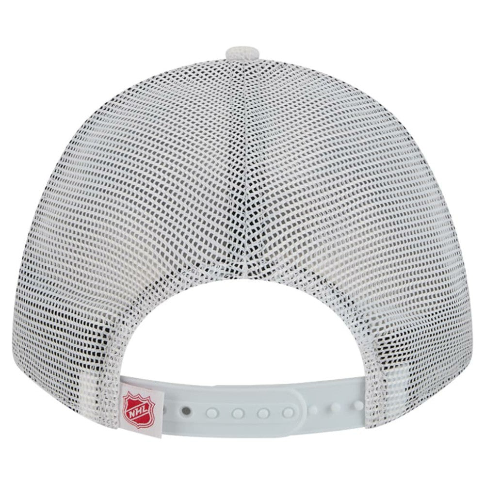 Detroit Red Wings New Era Hockey Sock 9FORTY A-Frame M-Crown Adjustable Trucker Hat -  NHL Hats