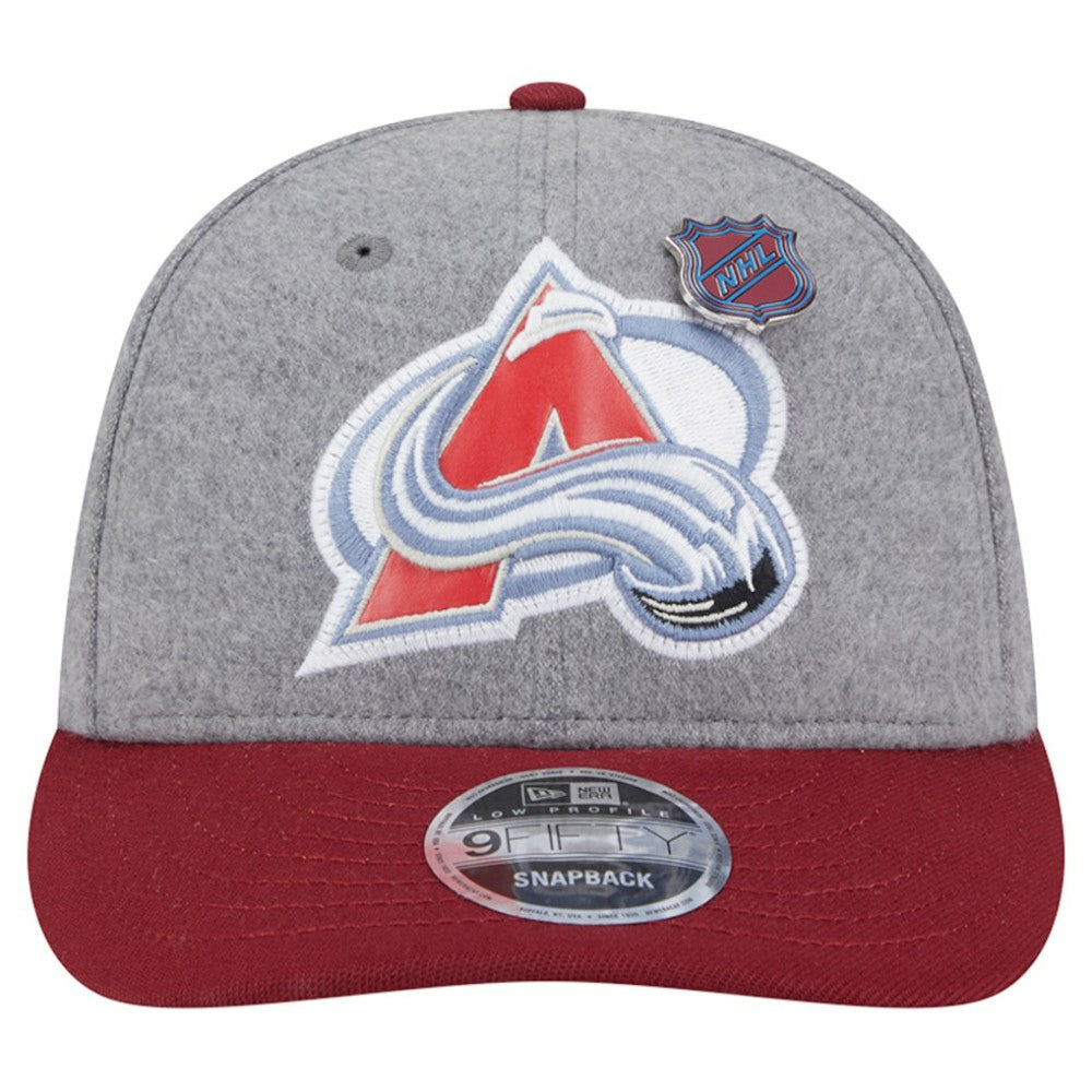 Colorado Avalanche New Era Wool Pin Low Profile 9FIFTY Snapback Hat -  NHL Hats