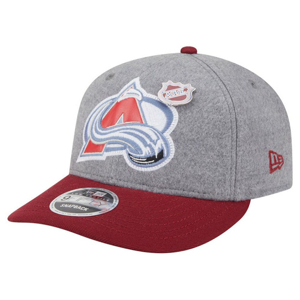 Colorado Avalanche New Era Wool Pin Low Profile 9FIFTY Snapback Hat -  NHL Hats