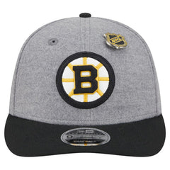 Boston Bruins New Era Wool Pin Low Profile 9FIFTY Snapback Hat -  NHL Hats