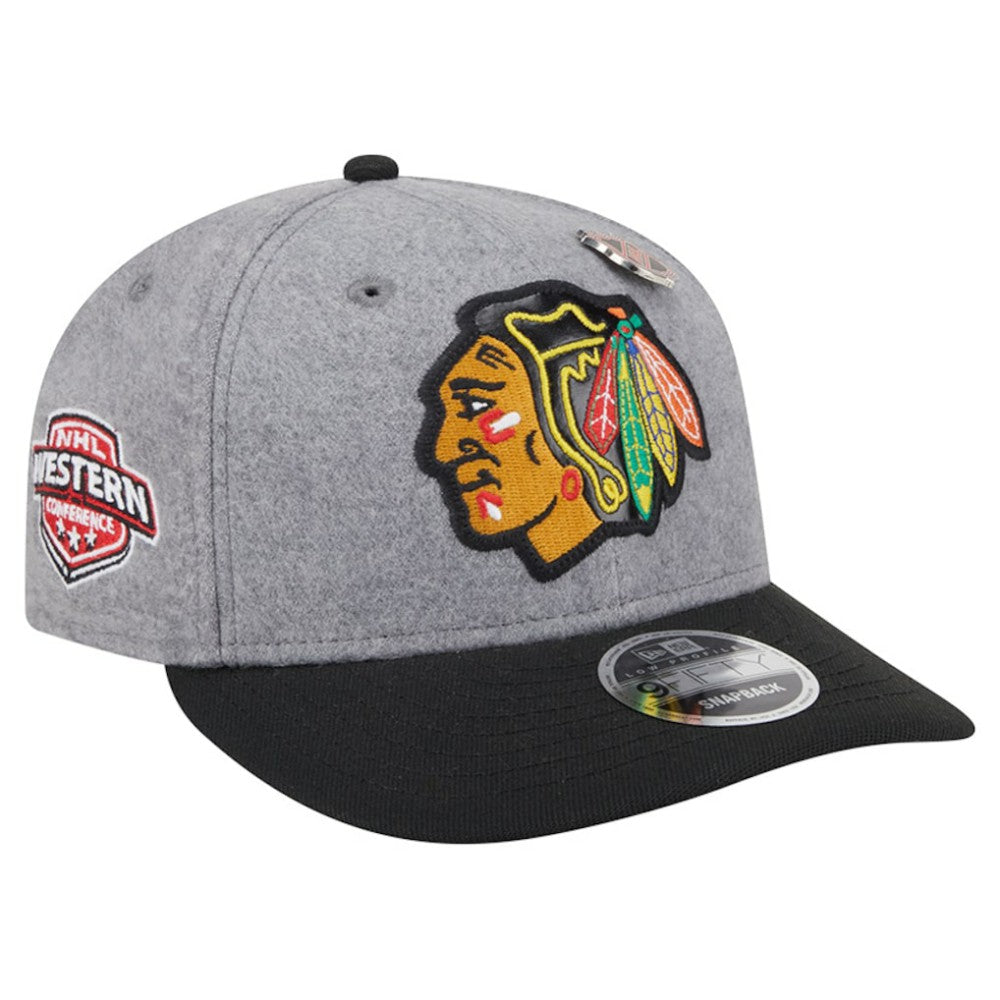 Chicago Blackhawks New Era Wool Pin Low Profile 9FIFTY Snapback Hat -  NHL Hats