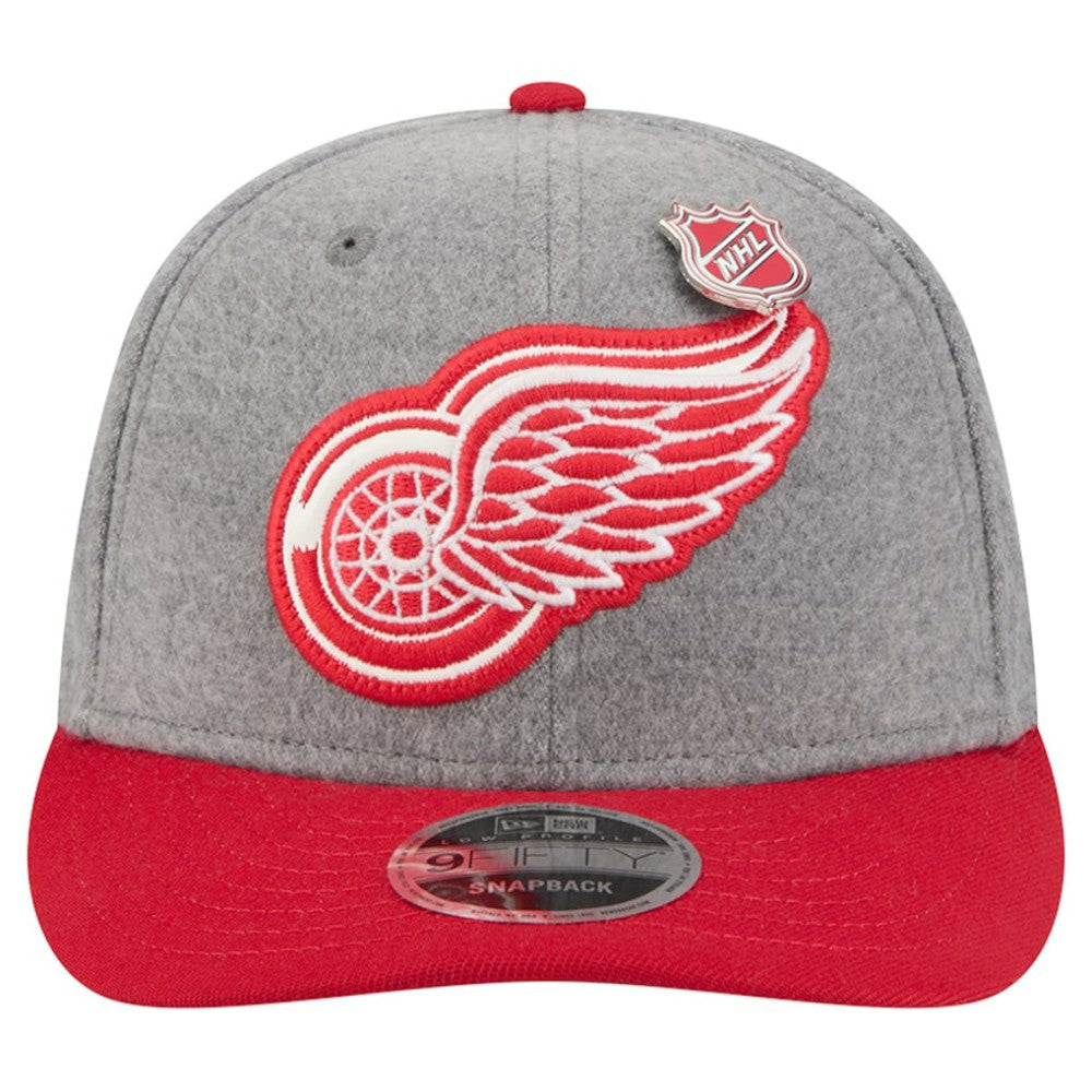 Detroit Red Wings New Era Wool Pin Low Profile 9FIFTY Snapback Hat -  NHL Hats