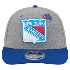 New York Rangers New Era Wool Pin Low Profile 9FIFTY Snapback Hat -  NHL Hats