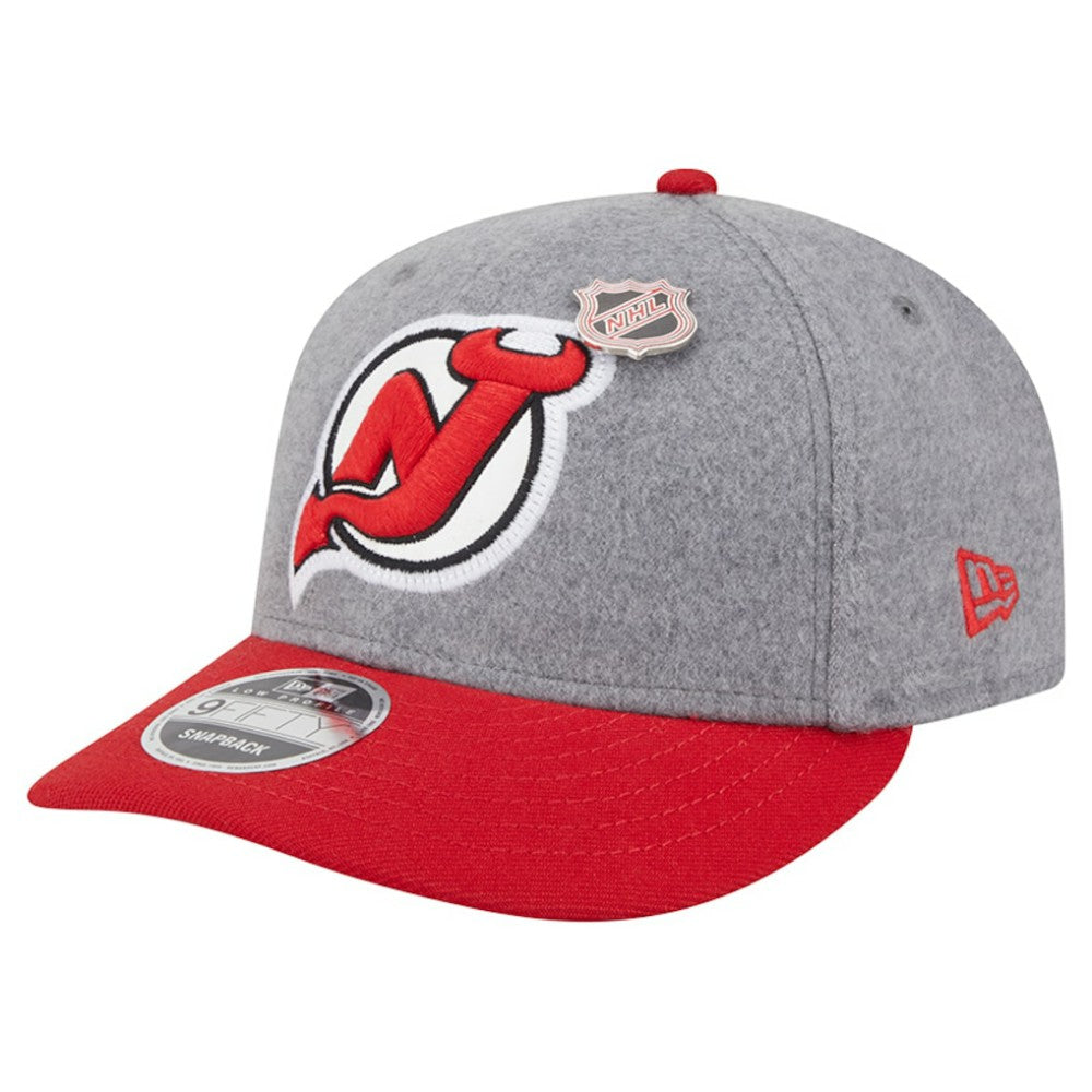New Jersey Devils New Era Wool Pin Low Profile 9FIFTY Snapback Hat -  NHL Jerseys
