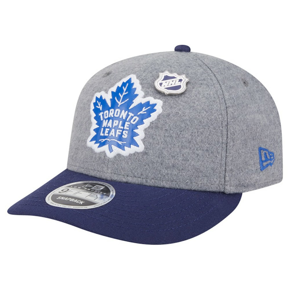 Toronto Maple Leafs New Era Wool Pin Low Profile 9FIFTY Snapback Hat -  NHL Hats