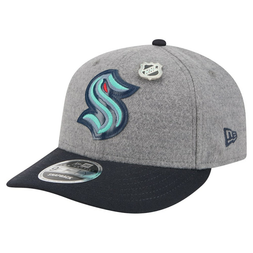 Seattle Kraken New Era Wool Pin Low Profile 9FIFTY Snapback Hat -  NHL Hats