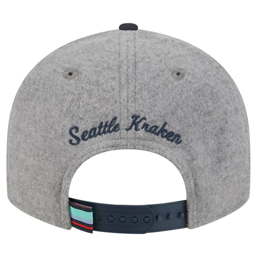 Seattle Kraken New Era Wool Pin Low Profile 9FIFTY Snapback Hat -  NHL Hats