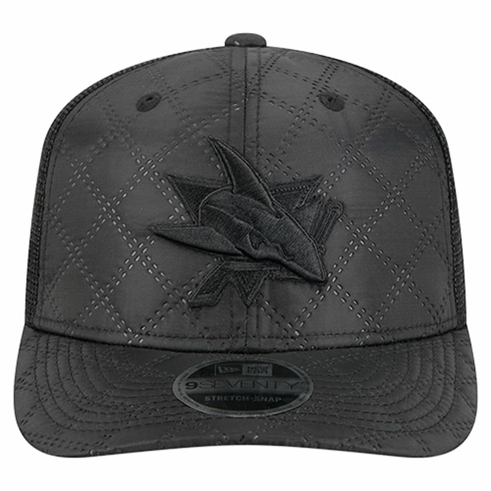 San Jose Sharks New Era Quilted Nylon 9SEVENTY Adjustable Trucker Hat -  NHL Hats