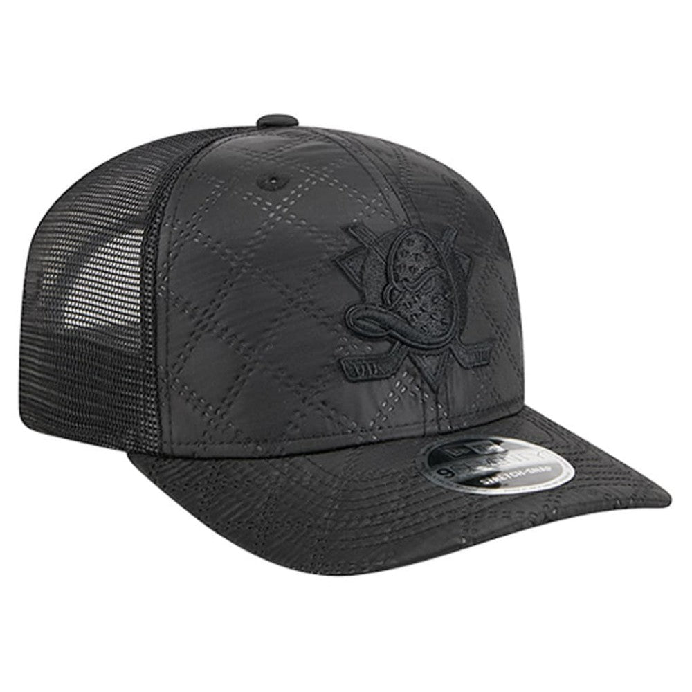 Anaheim Ducks New Era Quilted Nylon 9SEVENTY Adjustable Trucker Hat -  NHL Hats