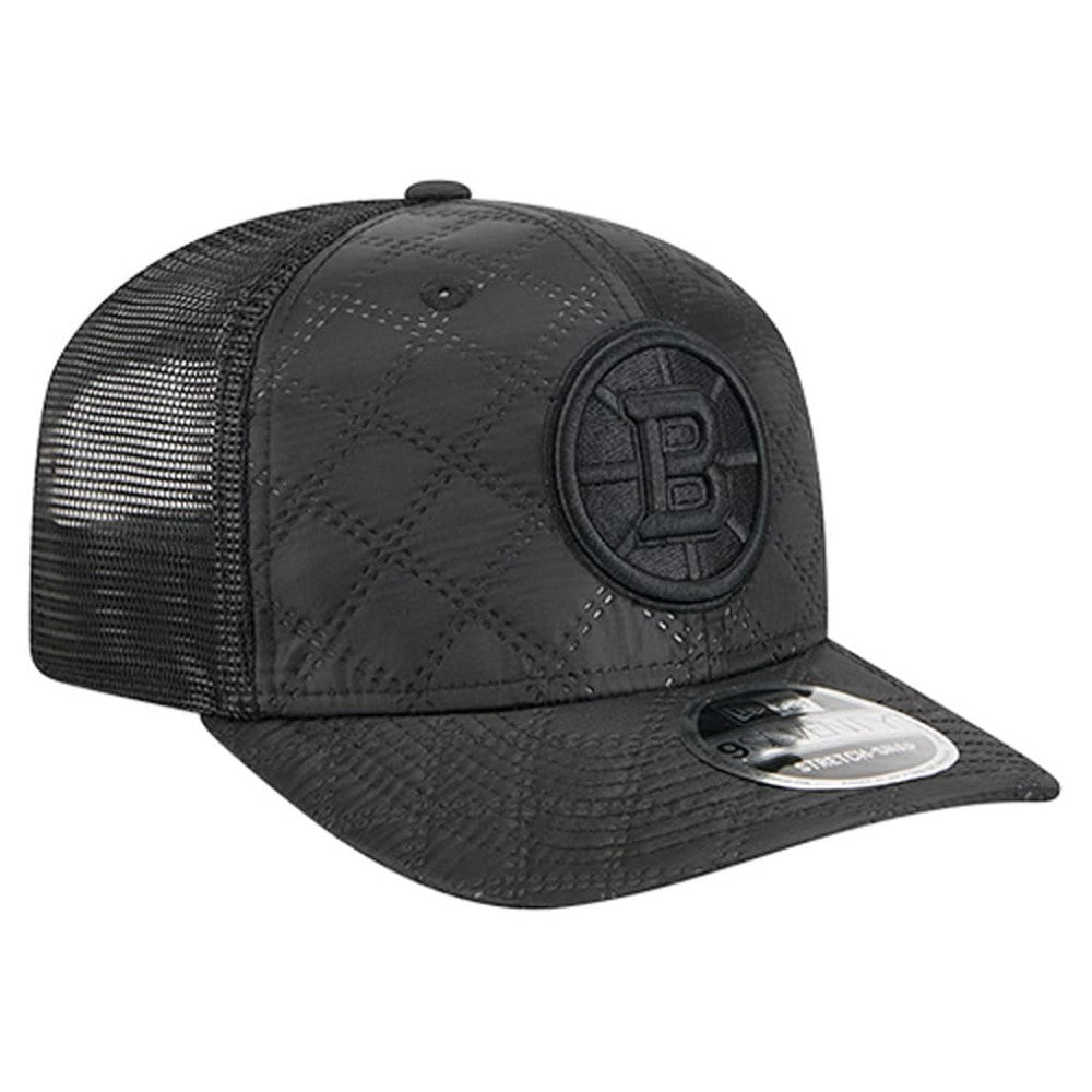 Boston Bruins New Era Quilted Nylon 9SEVENTY Adjustable Trucker Hat -  NHL Hats
