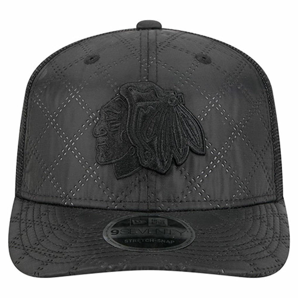 Chicago Blackhawks New Era Quilted Nylon 9SEVENTY Adjustable Trucker Hat -  NHL Hats
