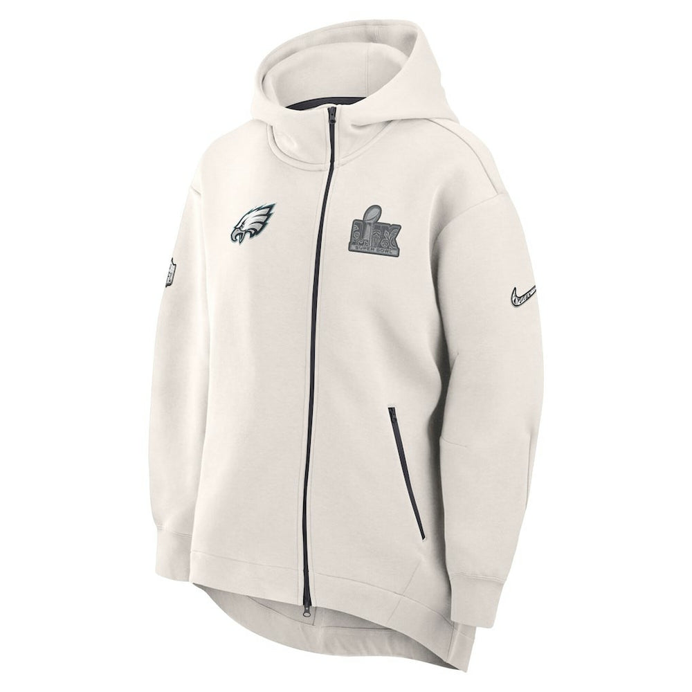 Philadelphia Eagles Women's Super Bowl LIX Opening Night Tech Fleece Full-Zip Hoodie | NFL Sale