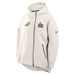 Philadelphia Eagles Women's Super Bowl LIX Opening Night Tech Fleece Full-Zip Hoodie | NFL Sale