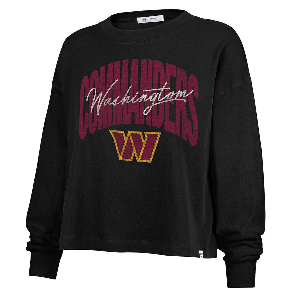 Washington Commanders '47 Women's Plus Size Muse Sydney Long Sleeve T-Shirt | NFL Online