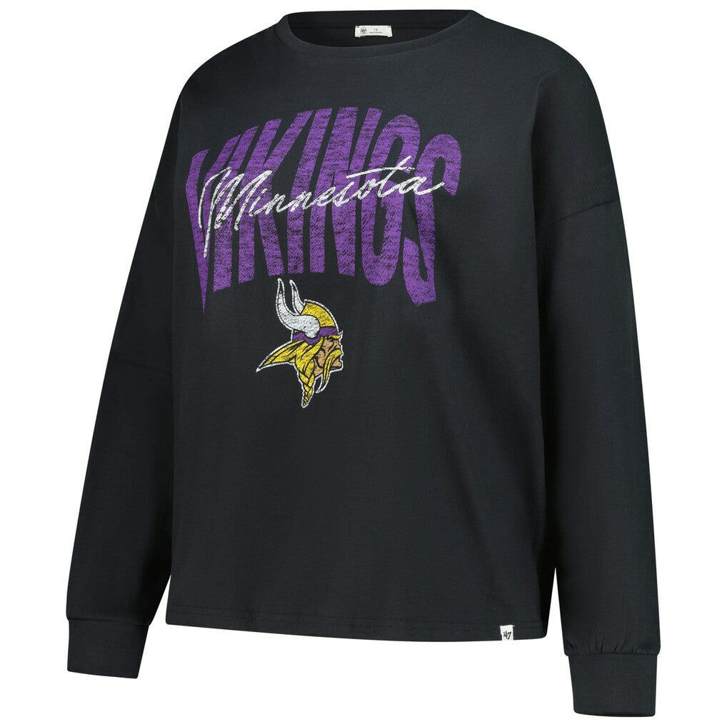 Minnesota Vikings '47 Women's Plus Size Muse Sydney Long Sleeve T-Shirt | NFL Near me