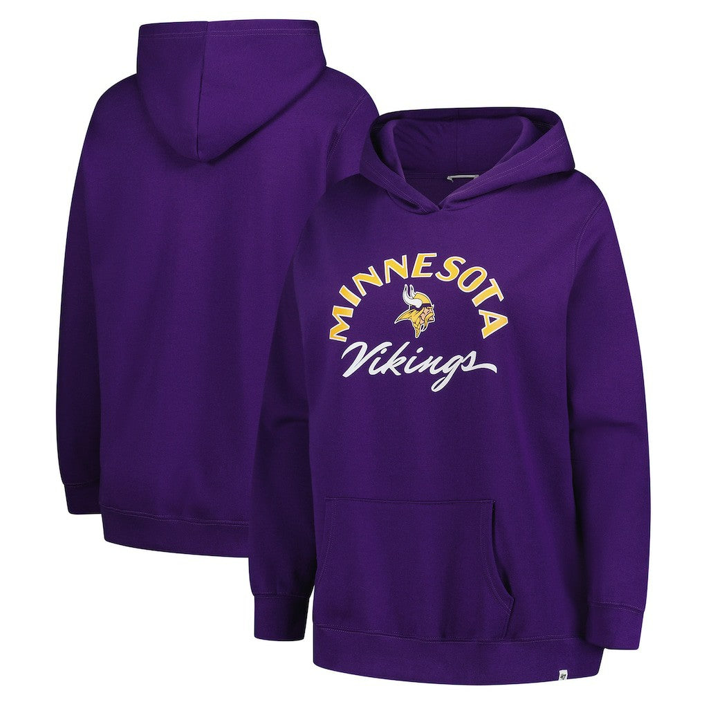 Minnesota Vikings '47 Women's Plus Size Whirlwind Naomi Hoodie | NFL US