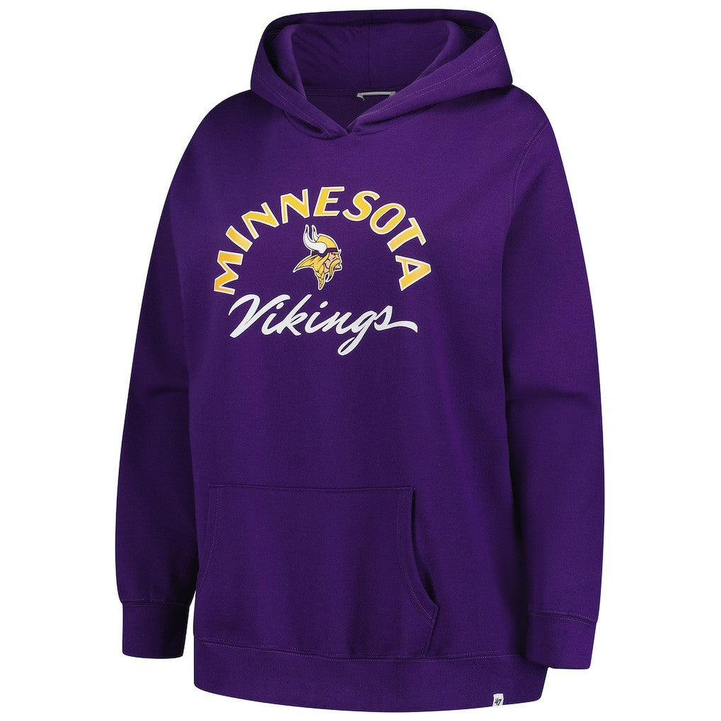 Minnesota Vikings '47 Women's Plus Size Whirlwind Naomi Hoodie | NFL US