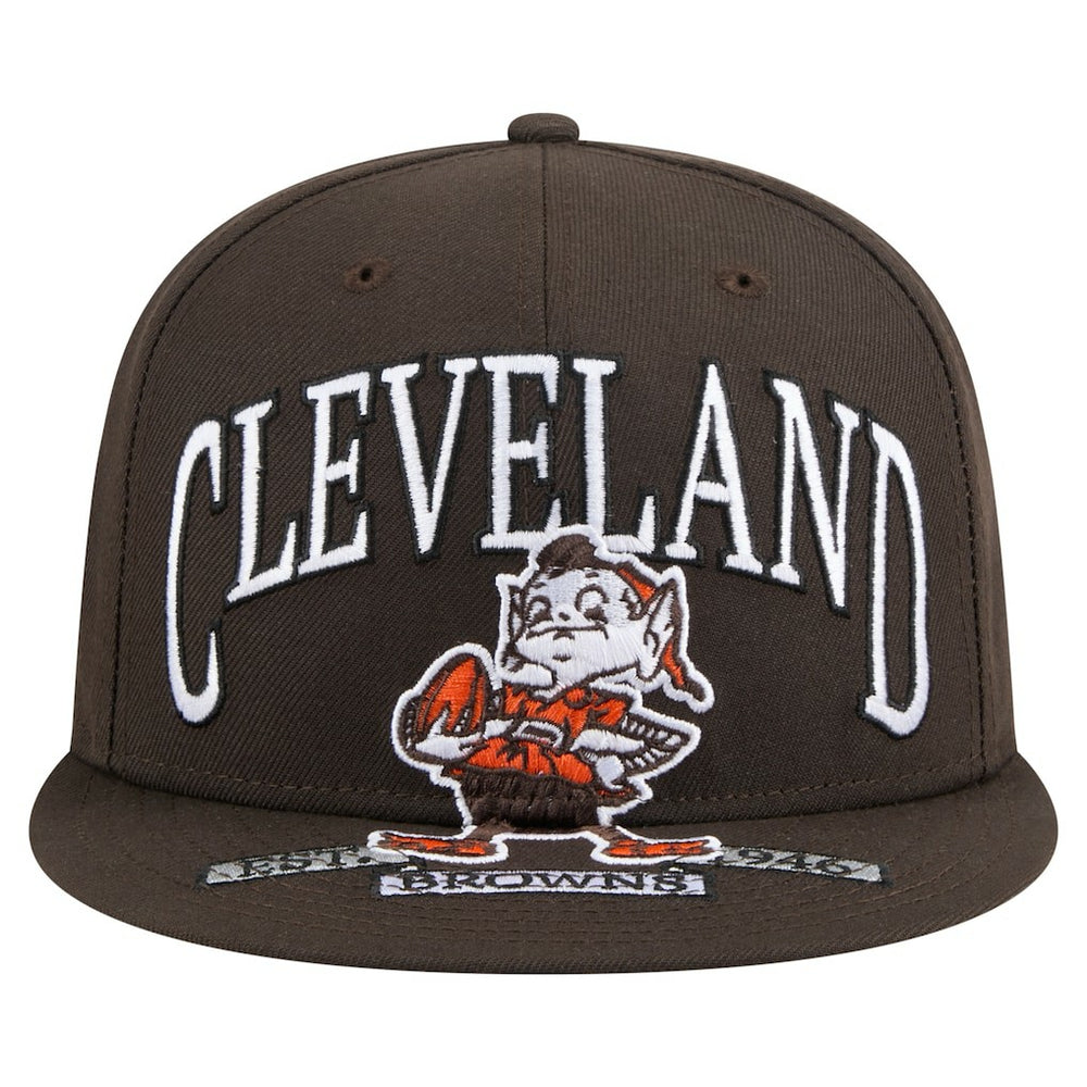 Cleveland Browns Throwback Oversized 59FIFTY Fitted Hat | NFL On sale