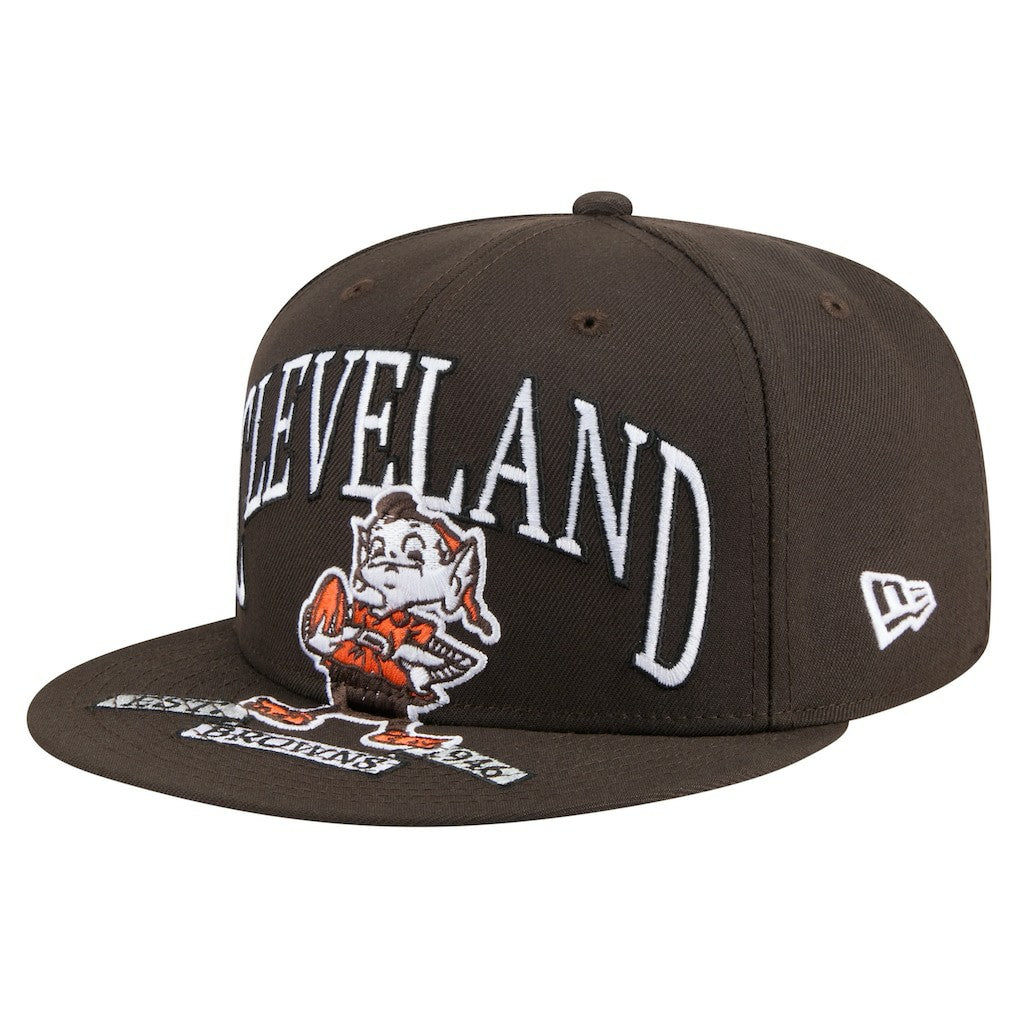 Cleveland Browns Throwback Oversized 59FIFTY Fitted Hat | NFL On sale