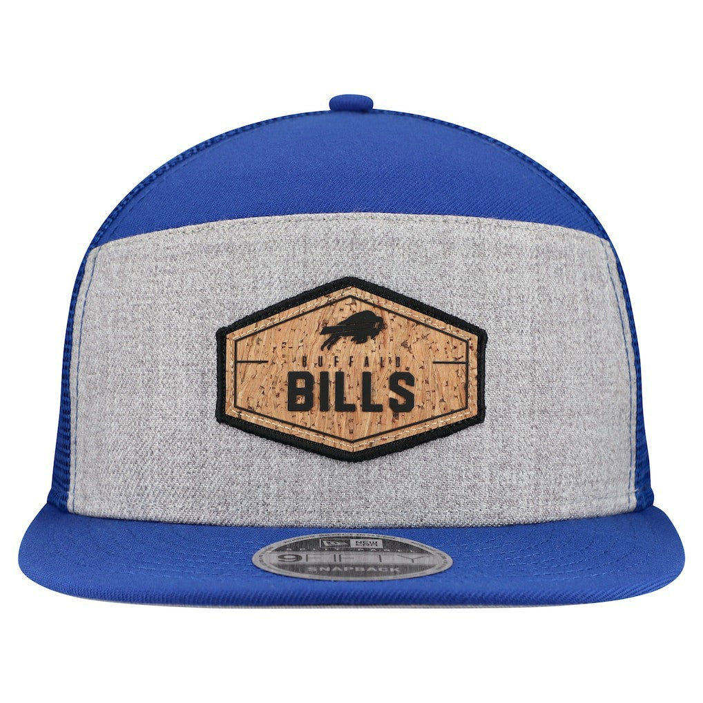 Buffalo Bills Cork Split Panel 9FIFTY Trucker Snapback Hat | NFL New