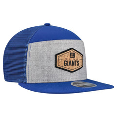 New York Giants Cork Split Panel 9FIFTY Trucker Snapback Hat | NFL New