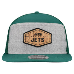 New York Jets Cork Split Panel 9FIFTY Trucker Snapback Hat | NFL Online