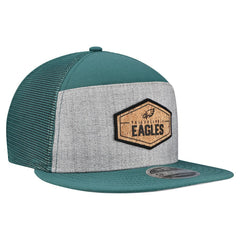 Philadelphia Eagles Cork Split Panel 9FIFTY Trucker Snapback Hat | NFL Hot